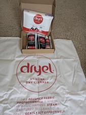 Zestaw do czyszczenia chemicznego Dryel At-Home, 10 ładunków, torba na zamek błyskawiczny, długopis i uwalniacz zmarszczek