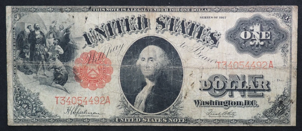 Circulated $1 1917 Year United States Large Size Notes for sale | eBay