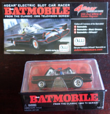 BATMAN Classic 1966 TV Series Batmobile 4 Gear Electric SLOT CAR Auto World