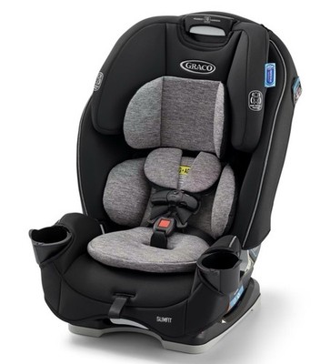 Graco SlimFit 3-in-1 Convertible Car Seat Darcie Slim Space Saving Highback