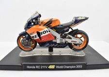 Modellautos Motorrad Valentino Rossi 1:18 Honda RC 211V 2003 GP Motorradbauen