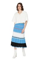 Trendyol Damen Trendyol Women's Design Midi A-Line A-Line Woven Skirt Rock,