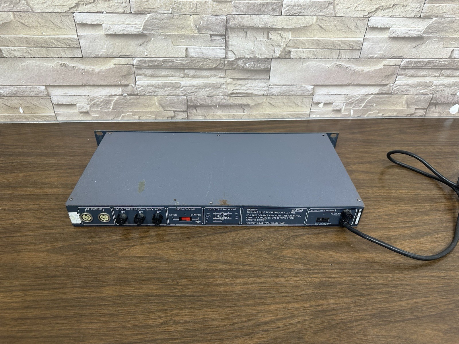 BSS MSR-602 Splitter Power Supply PSU