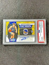 2023 Prizm BRANDIN PODZIEMSKI Rookie FAST BREAK GOLD AUTO #/10 RC PSA 10 - POP 4