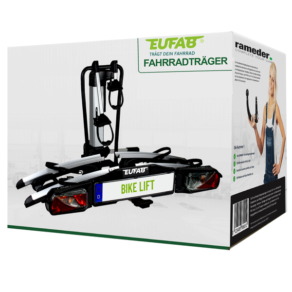 Eufab FahrradträGer FahrradträGer Bike Lift FüR 2 FahrräDer 60 Kg Top-image