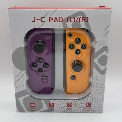 Wireless J-C PAD (L)/(R) Controller for Nintendo Switch ORANGE AND PURPLE L
