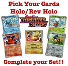 Pokemon Destined Rivals Holo/Reversed Holo - Pick your cards - Updated 11/23/25