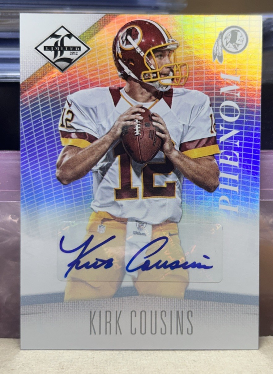 Kirk Cousins Panini Limited #180 Autograph