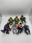 Lot of 7 Vintage 1980s-1990s TMNT Teenage Mutant Ninja Turtles Action Figures