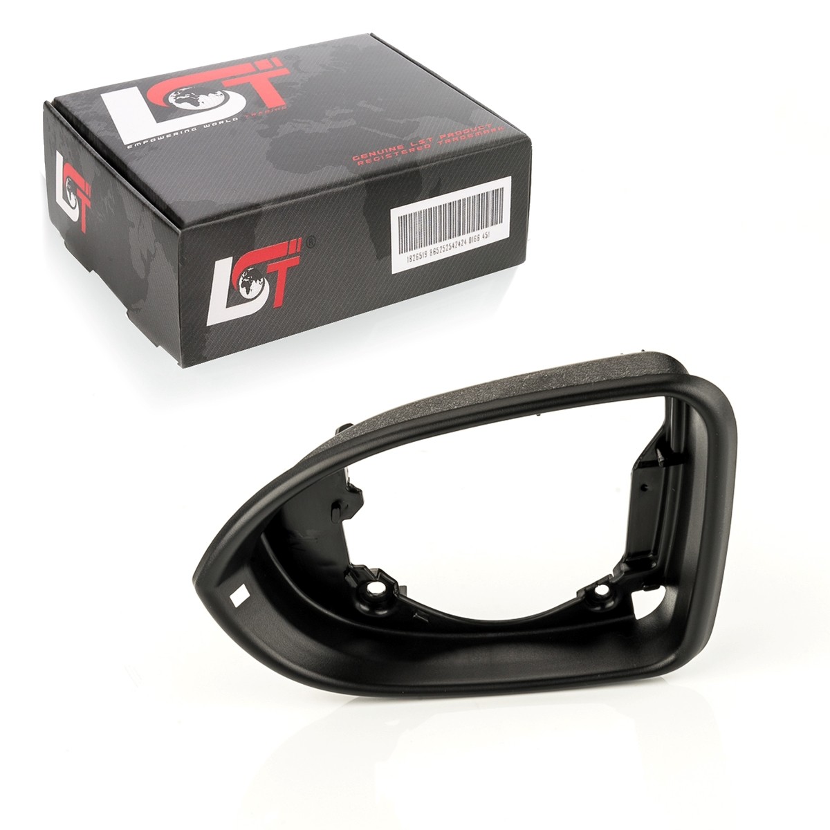 Mirror Frame Exterior Mirror Trim Left Inside Black for VW PASSAT 3G B8 2014-