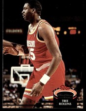 1992-93 Stadium Club Tree Rollins Houston Rockets #337