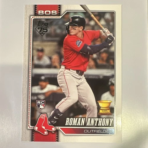 Topps 2026 Series 1 Jumbo Roman Anthony Rookie Boston Red Sox MLB Baseball Card