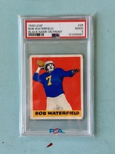 Leaf 1948 Bob Waterfield Rookie #26 Los Angeles Rams Football Card PSA 2. rookie card picture