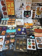 Lot Of 22 Jolee s,Sticko,K Comp, Recollections,Halloween Scrapbooking Stickers
