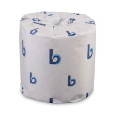 Boardwalk 2-Ply Toilet Tissue, Septic Safe, White, 400 Sheets/Roll, 96 Rolls