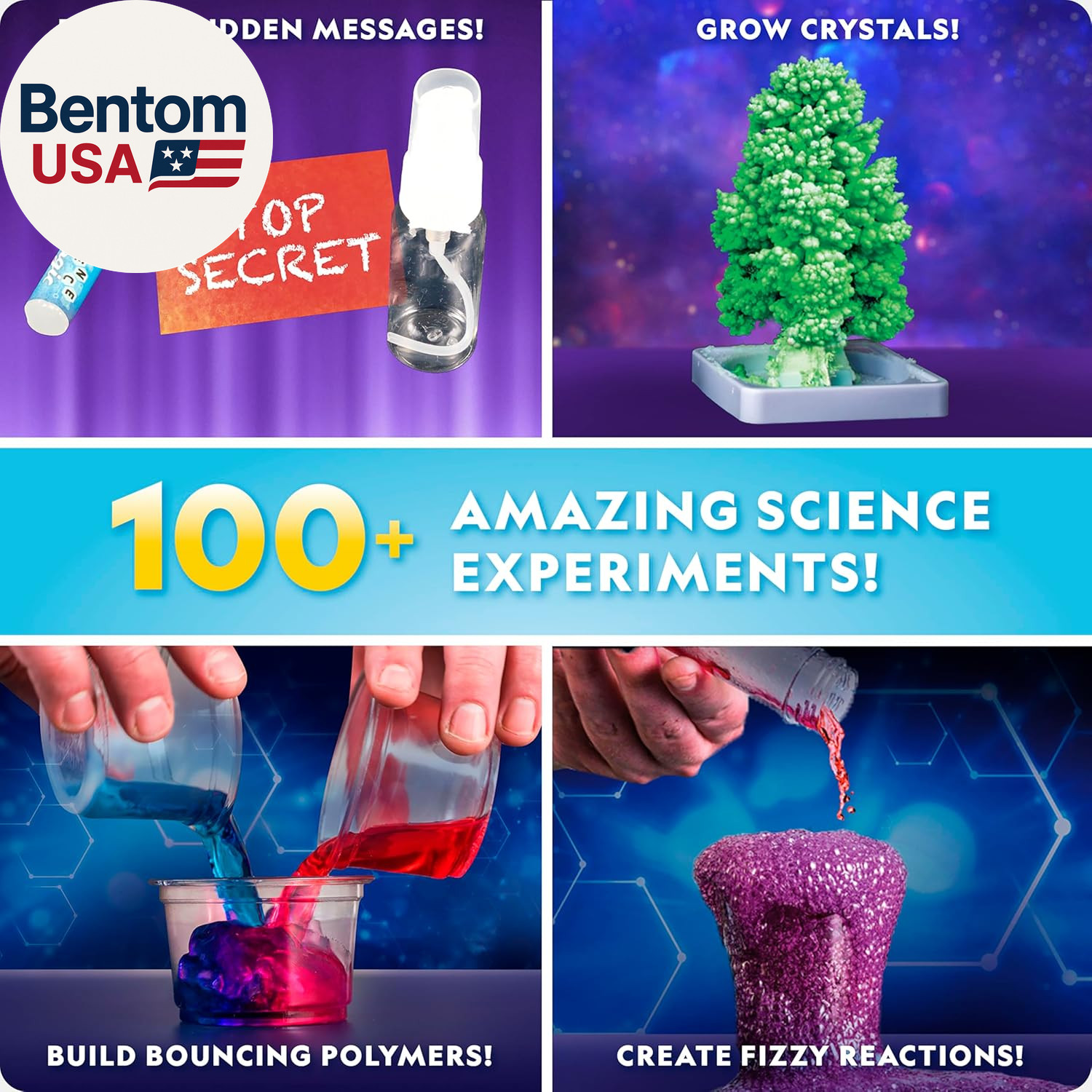 National Geographic Amazing Chemistry Set - Chemistry Kit with 100+ Science Expe