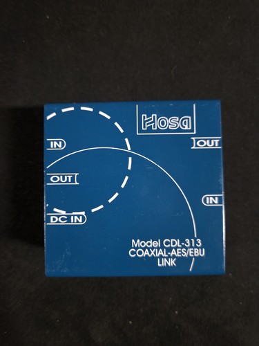 Digital Audio Interface Hosa CDL-313 S/PDIF  S/PDIF to AES/EBU