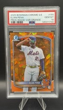 2025 Bowman Chrome Sapphire Elian Pena Image Variation  /25 PSA 10
