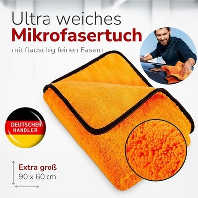 Premium XXL Trockentuch Ultra Saugstark Mikrofasertuch Auto Poliertuch 60*90cm