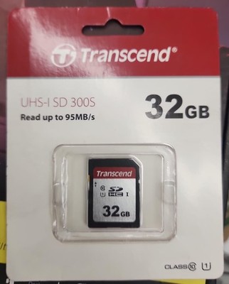 New Transcend 32GB UHS-1 SD 300S Class 10 SD Memory Card up to 95MB
