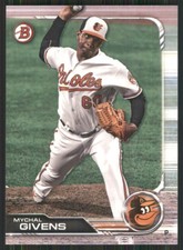 2019 Bowman #56 Mychal Givens Baltimore Orioles 3464
