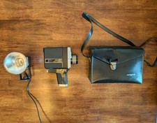 VTG 1960s Argus 803 Super 8 Movie Camera Case Rare Video Light Model 745 READ