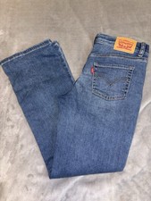 Levi's Kids Girls' Bootcut Jeans Size 12 Regular Medium Wash Adjust Waist EUC
