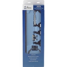 Home Impressions Vista 4-Piece Bath Hardware Set Chrome