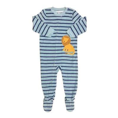 Carter's Baby and Toddler Boys Fleece Footie Pajama, Full Zip, Polyester
