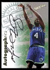 1997-98 Skybox Autographics Michael Finley On Card Auto Nm/Mt/Mt a0030