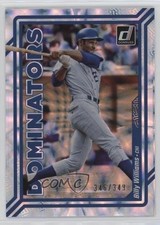 2023 Panini Donruss Dominators Silver /349 Billy Williams #D4 HOF 4pn