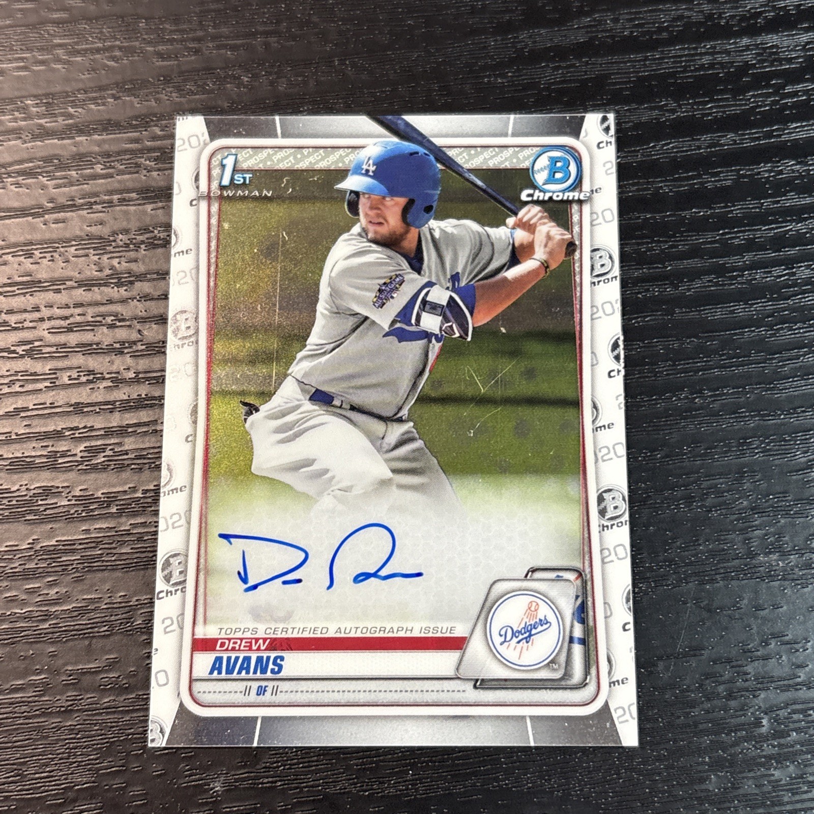 2020 Bowman Chrome Prospect Autographs #CPADA Drew Avans