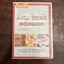 Creating Keepsakes The Heritage, Vintage Retro Collection MINT CD WINDOWS 98