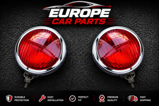 Oben Stop Light Fog Red Light Fog Light Fit Porsche Vw Vintage Rally Chrome 2pcs Oben Stop Light Fog Red Light Fog Light Fit Porsche Vw Vintage Rally Chrome 2pcs