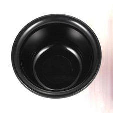 Shaving Soap Bowl Plastic Black for Lather Whipping and Smooth Shaving