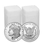 Lot of 40 - 1 Troy oz Sunshine Mint Morgan Design .999 Fine Silver Round Mint