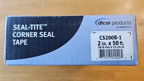 Dicor Seal-Tite Corner Seal RV Roof Repair Tape 2"x50' Roll, Gray, CS200B-1