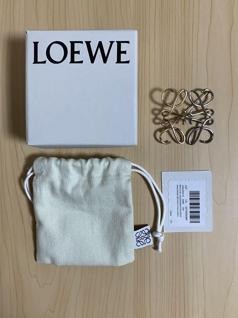Loewe Anagram Brooch Multicolor Metallic Accessories | eBay