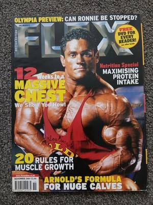 Flex Bodybuilding Fitness Magazine Gustavo Baddell November 2004