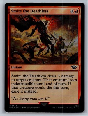Smite the Deathless 148 The Lord of the Rings Magic: The Gathering Foil NM