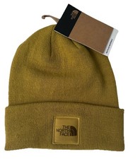 New with Tag The North Face Big Box Beanie Amber Green One Size UNISEX 30