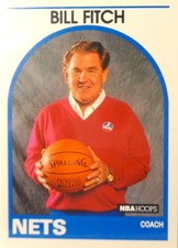 89' Hoops Basketball Bill Fitch #327 New Jersey Nets EX-A356