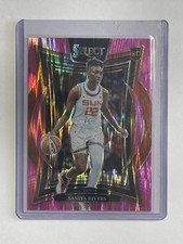 2025 Panini Select WNBA, Saniya Rivers #52 Pink Flash Prizm Rookie