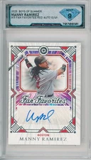 2025 Panini Boys of Summer MANNY RAMIREZ Fan Favorites Red Auto /49💎 DSG 9 Mint
