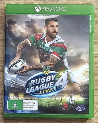   Rugby League Live 4   Microsoft Xbox One game & manual   PAL   FREE postage!!