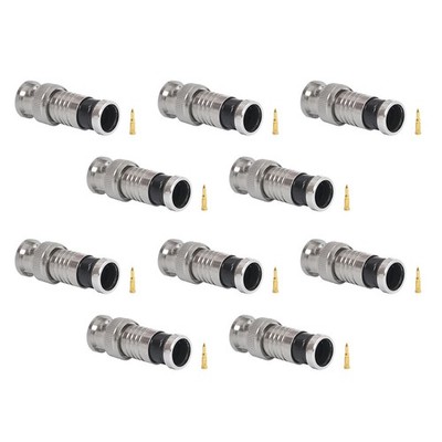 10PCS BNC Twist-On Connector For DVR players Surveillance  Security Video System
