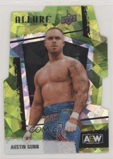 2022 Upper Deck Allure AEW Green Rainbow 15/99 Austin Gunn #57 11q6