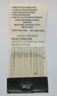 VINTAGE Matchbook BEST Motels Beachmark Executive Sahara Tides — photo 3
