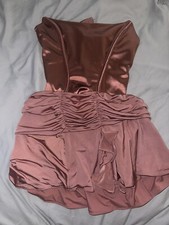 dusty pink co ord mistress rocks - UK L For Corset And M For Skirt