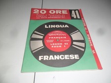20 ORE CORSI DISPENSE DI LINGUE STRANIERE SENZA DISCO VOL 41 DEL 1964 FRANCESE